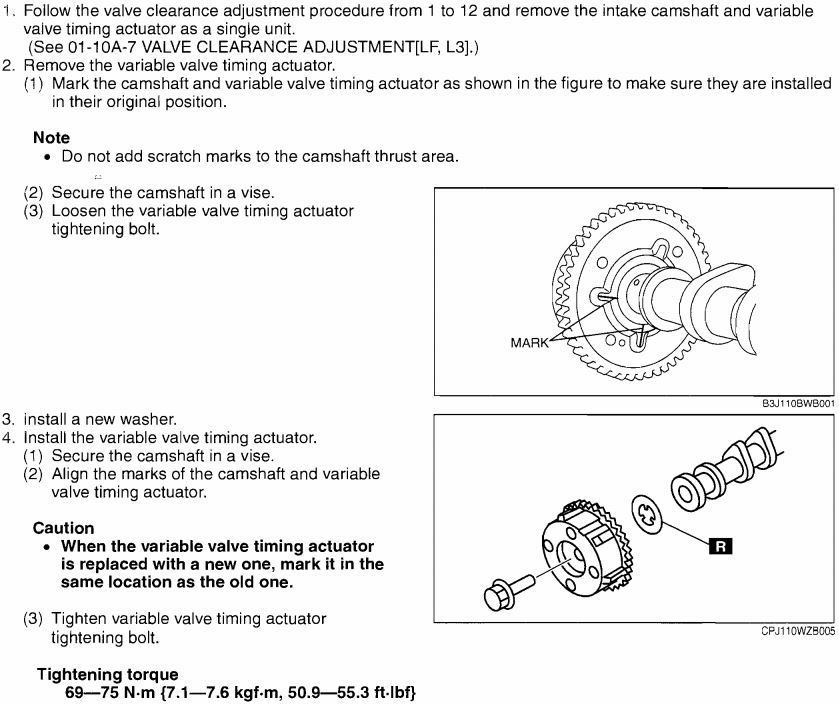 Mazda 3 Air Intake Actuator - Mazda Cars